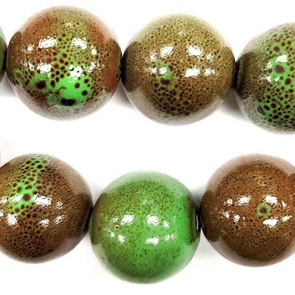PORCELAIN ROUND 26MM TQ GREEN